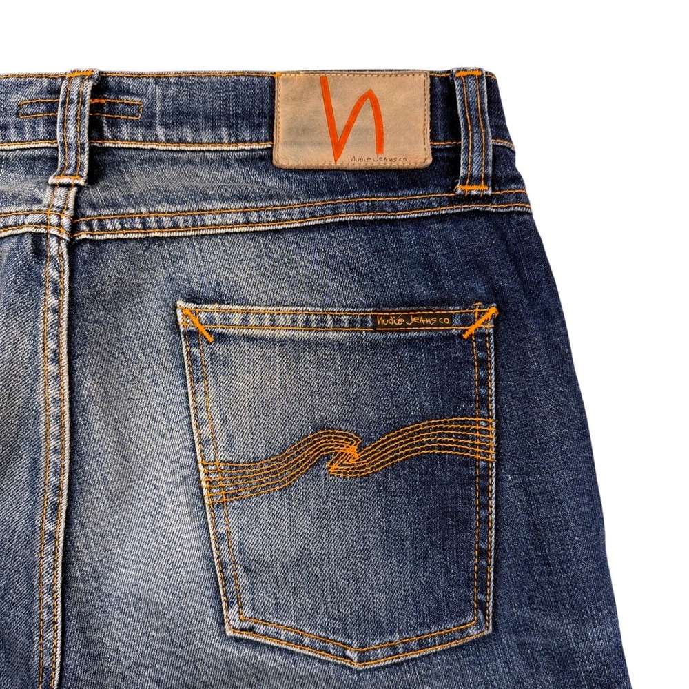 Nudie Jeans Co Organic Cotton Slim Jeans Indigo Blue 30x32 Mens